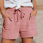 Lilith l Bequeme und atmungsaktive Sommershorts mit Kordelzug