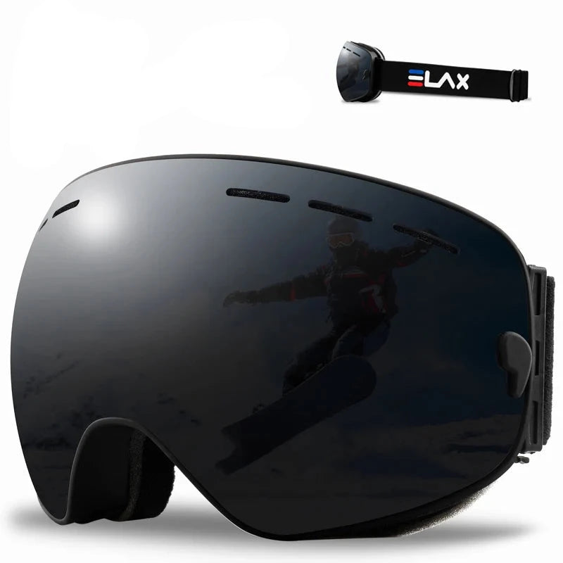 Doppelglas Anti-Fog Skibrille für Outdoor-Sportarten, Snowboard und Schneesport | Elox