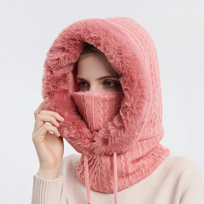 Gestrickte Wintermütze für Damen | CozyFluff