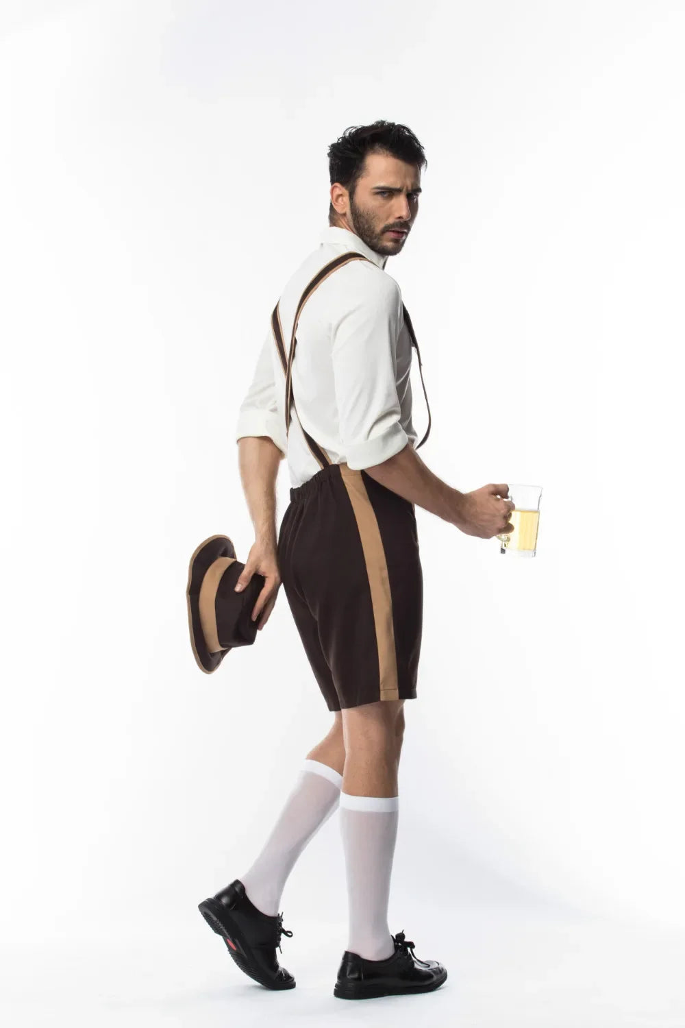 Oktoberfestkostüm für Herren | Festival-Lederhose für Herren - Astrek