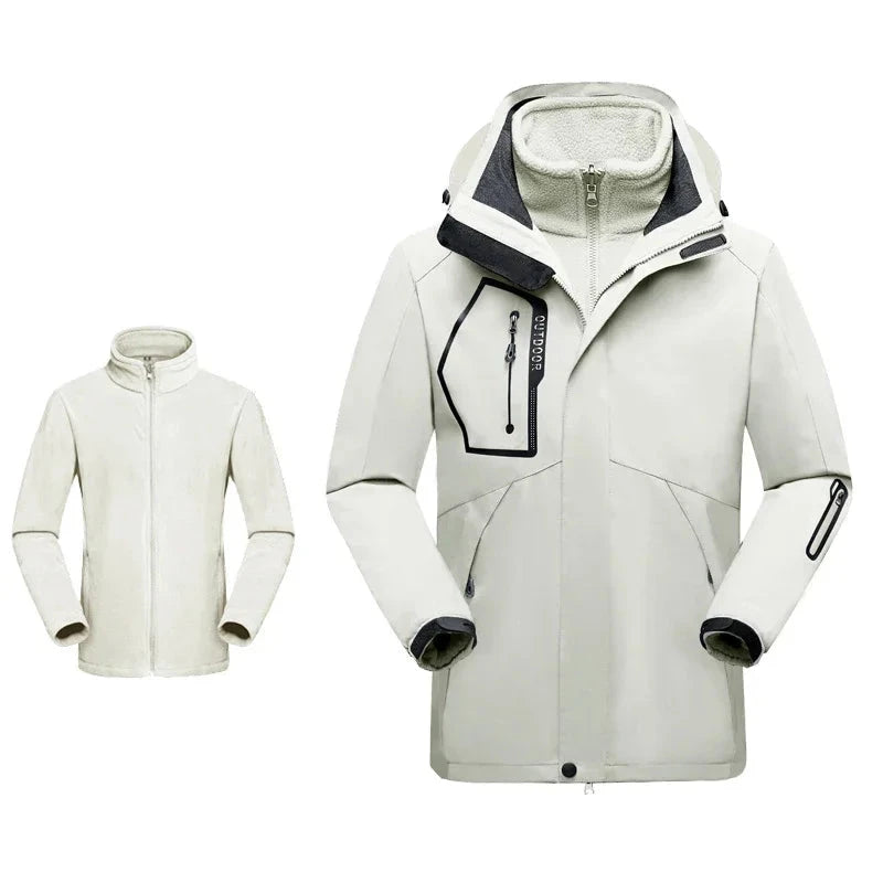 3-in-1 Skijacken für Damen und Herren – Winter Warm, Wind- und Wasserdicht | WearPro