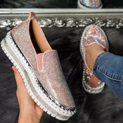 Coraline Glitz | Glitzernde Orthopädische SommerSchuhe für Damen