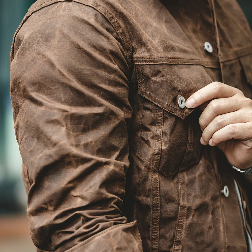 Stylische Streetwear Militärjacke für Herren l Perfekt für den Herbst-Layering l Ittamar