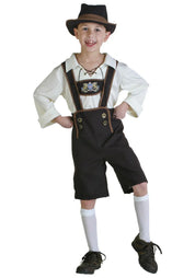 Deutsche bayerische Lederhosen | Festivalkostüm für Kinder Oktoberfest - Kazzak