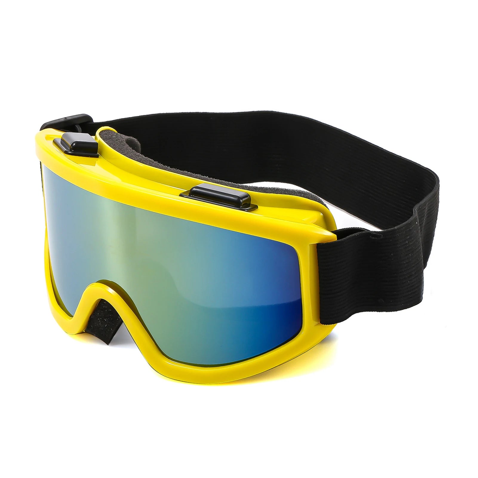 Skibrille mit farbigen Gläsern, Antibeschlag, ideal für Erwachsene und Jugendliche | GoProtec