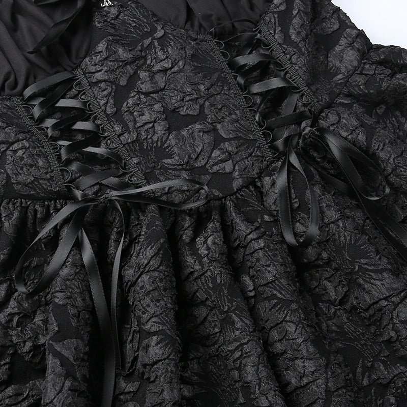 Gothic Jacquard Kleid | Niesenn