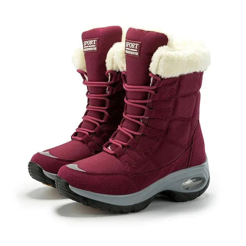 Bequeme Ski- und Wanderstiefel für Damen zum Schnüren | Joannue