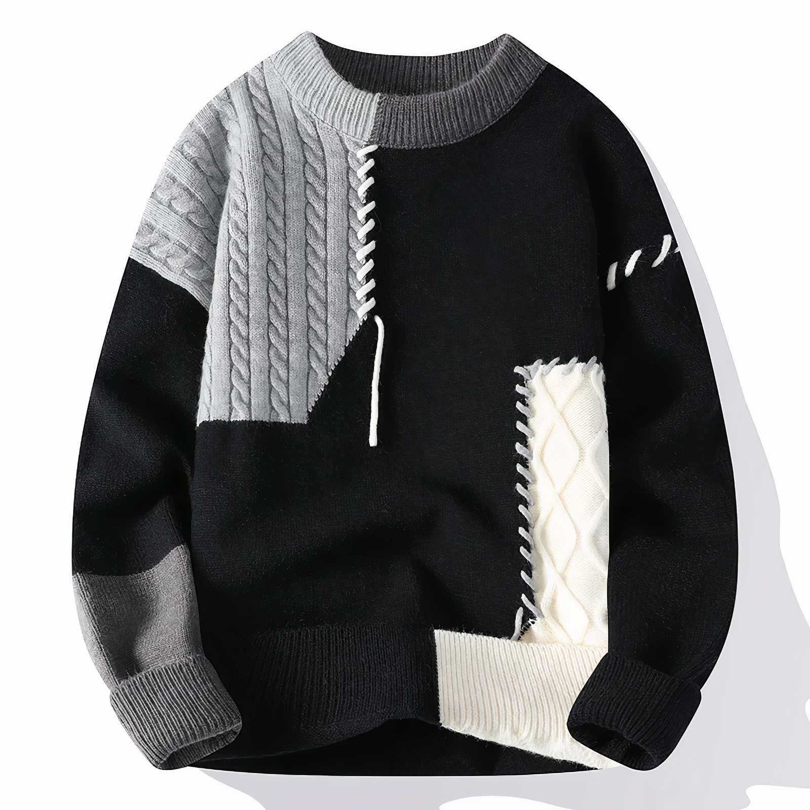 Patchwork-Pullover | Gaspard