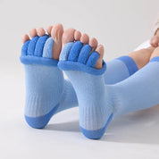 Kniehohe Pilates-Yoga-Socken für Damen | Kermillie