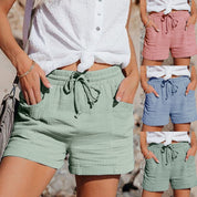 Lilith l Bequeme und atmungsaktive Sommershorts mit Kordelzug