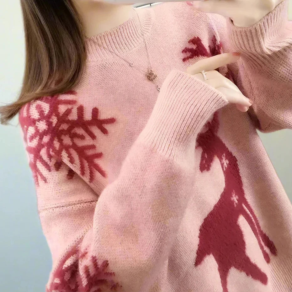 Kuscheliger Strickpullover für Damen | Sihem