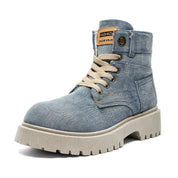 Herren Vintage Denim Cowboystiefel | Nann