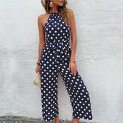 Rica l Damen-Jumpsuit mit Polka Dots-Design