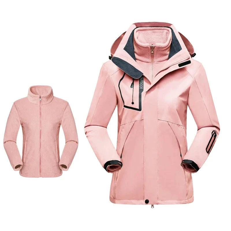 3-in-1 Skijacken für Damen und Herren – Winter Warm, Wind- und Wasserdicht | WearPro