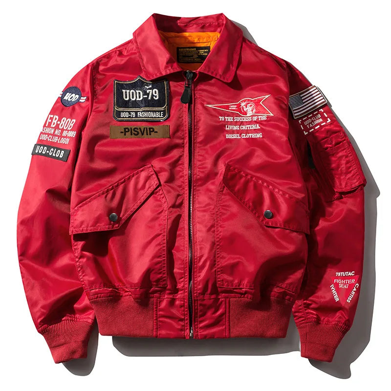 Hip Hop Flieger-Bomberjacke für Herren | Abraxas