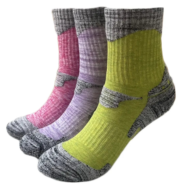 Thermo-Kompressions-Wandersocken (3 Paar) | Perfekt für Outdoor-Aktivitäten im Winter | Aimery