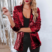 Glitzer Party Damen Blazer l Lowery