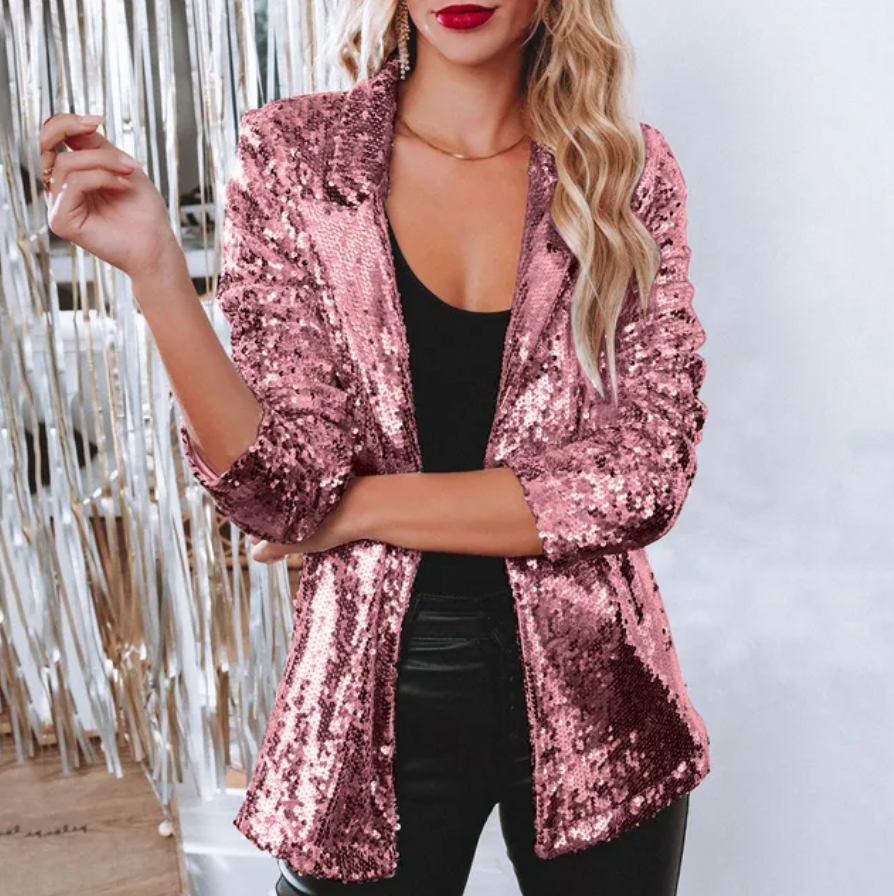 Glitzer Party Damen Blazer l Lowery