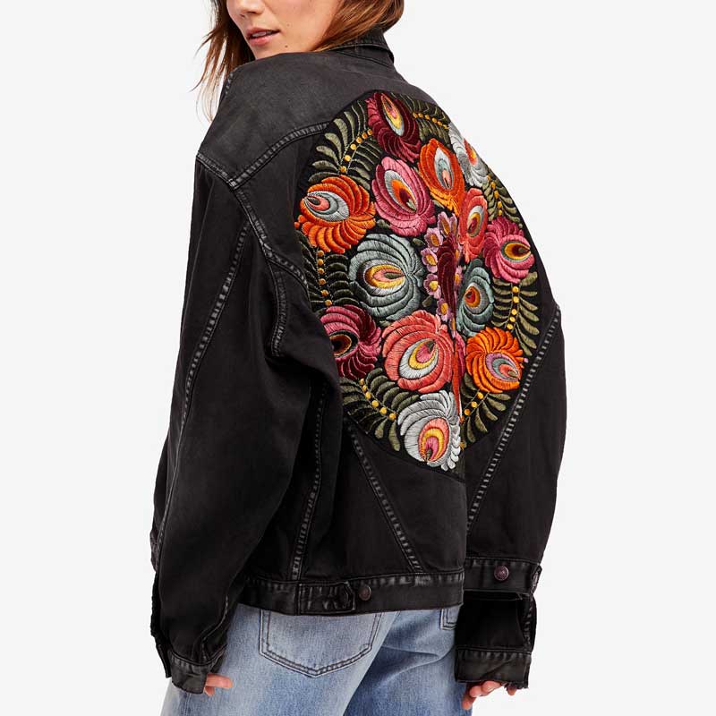 Hilma l Bohemian Jean Streetwear Jacke