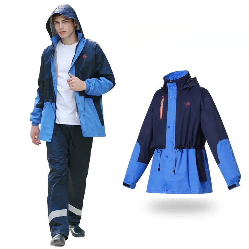 Unisex Regenmantel Jacke und Hose Anzug | AquaArmor