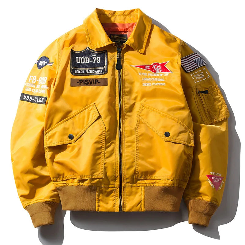 Hip Hop Flieger-Bomberjacke für Herren | Abraxas