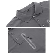 Lässiger langärmeliger Polo-Golfpullover für Herren l Gerant