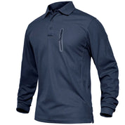 Lässiger langärmeliger Polo-Golfpullover für Herren l Gerant