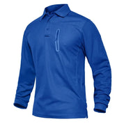 Lässiger langärmeliger Polo-Golfpullover für Herren l Gerant