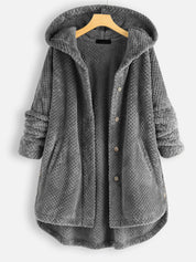 Winter-Wendejacke aus Fleece mit Kapuze | Rivka