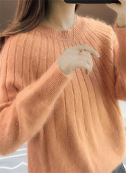 Flauschiger Kaschmir-Strickpullover | Klaudia