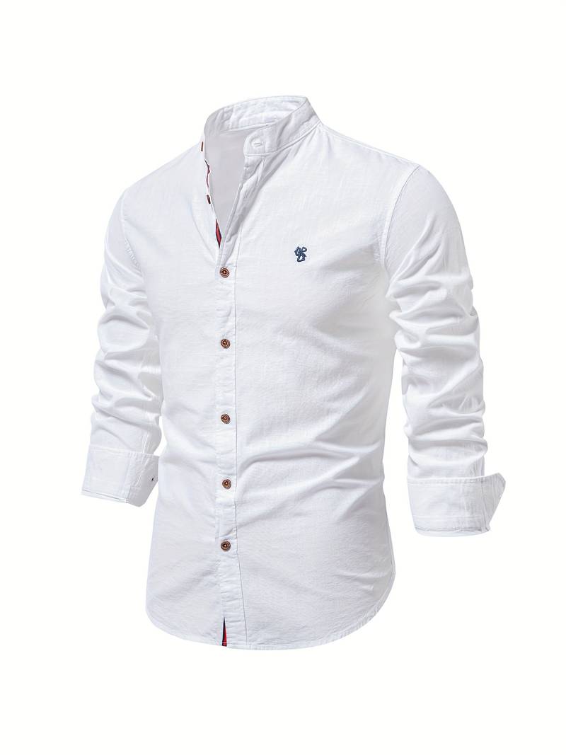 Langarm-Button-Down-Hemd für Herren l Darco