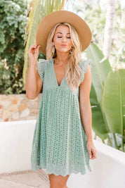 Paloma | Kurzes Boho-Sommerkleid für Damen