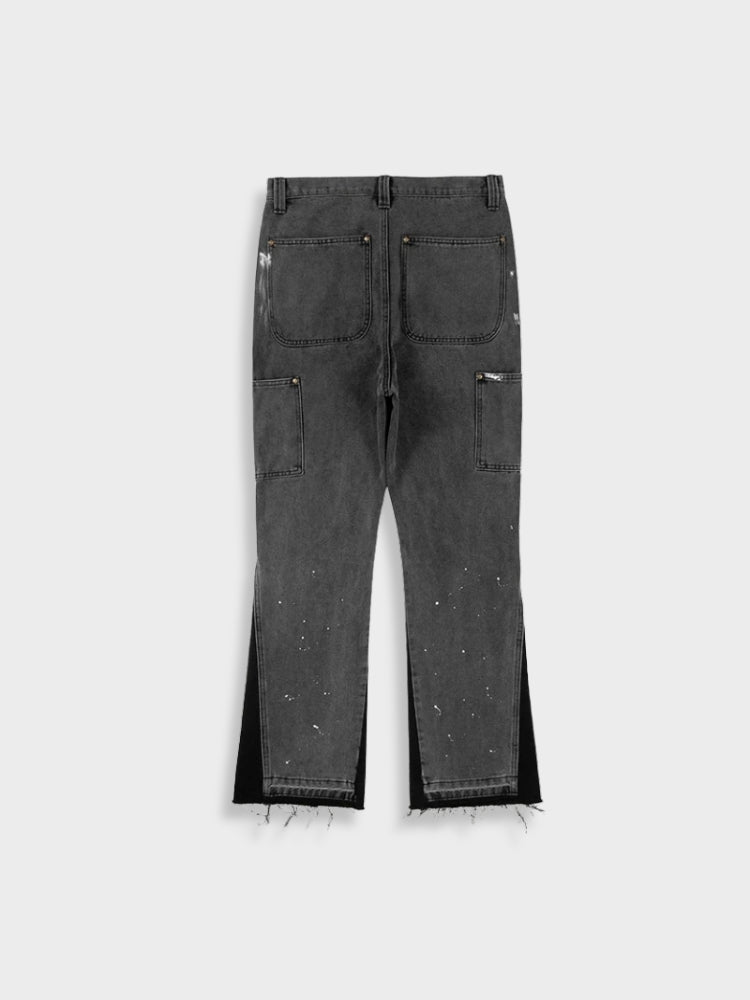 Vintage hose - Herren Denim Jeans Patched | Rikert