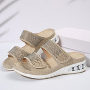 Sommer-Strass-Slipper für Damen | Sandalen für Damen | Rutschfeste Strandschuhe | Tyra