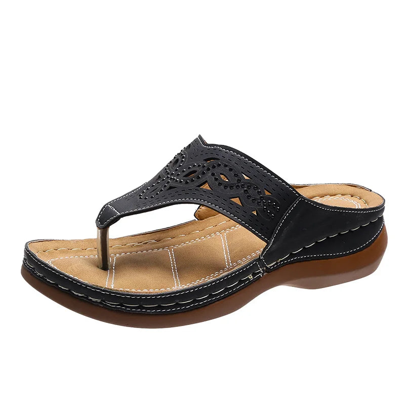 Cassan l Orthopädische Strand-Sommersandalen für Damen