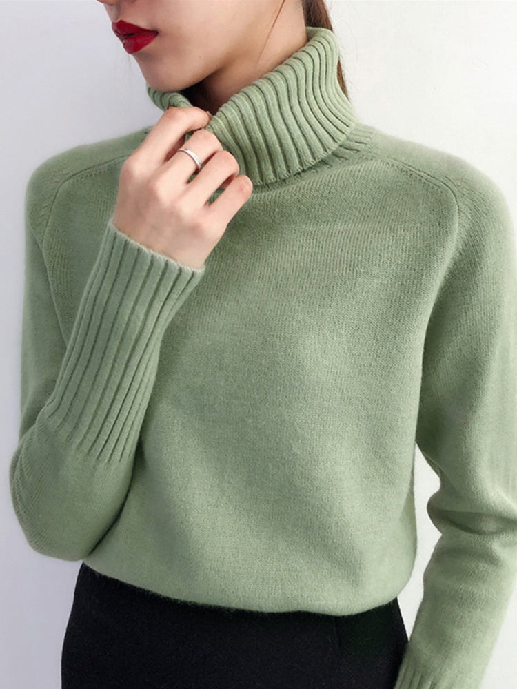 Warmer Rollkragenpullover mit langen Ärmeln | Margriet