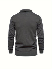 Herren Strickjacke mit V-Ausschnitt und offener Vorderseite | Ossian