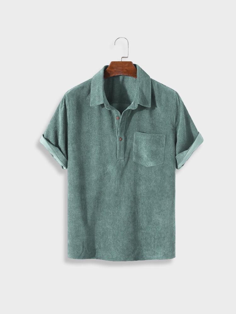 Thiagoro | Kurzarmhemd aus Cord