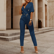 Schicker Jumpsuit mit V-Ausschnitt l Corie