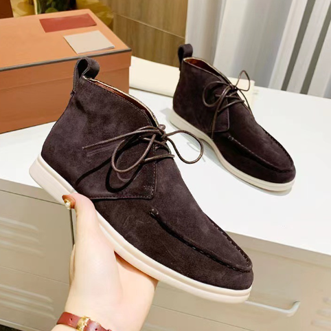 Stilvolle Loafer aus Wildleder mit Spitze für Herren | Tadesse