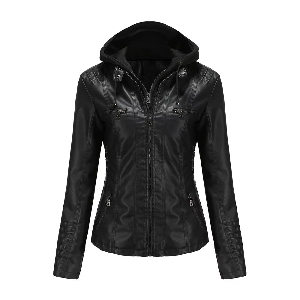 Sportliche Eco-Leder-Jacke | Emmai