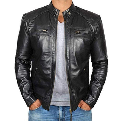 Gabriel | Herren-Motorradjacke aus verwittertem Leder