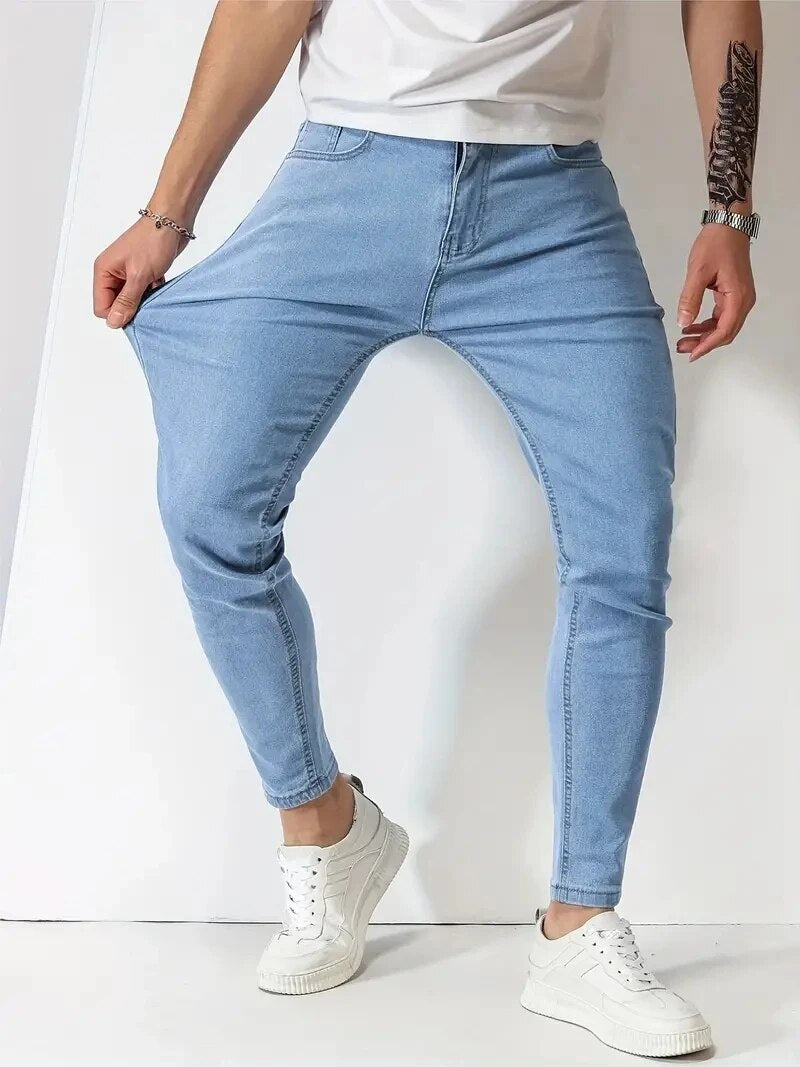 Stretch-Skinny-Jeans für Herren l Gunner