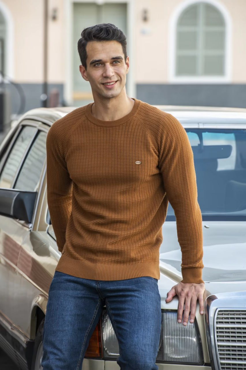 Pullover mit Rundhalsausschnitt für Herren | Adelbert