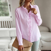 Formelle Bluse mit Kragen für Damen l Lissa