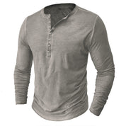 Henley-Shirt für Herren mit langen Ärmeln l Hilbert