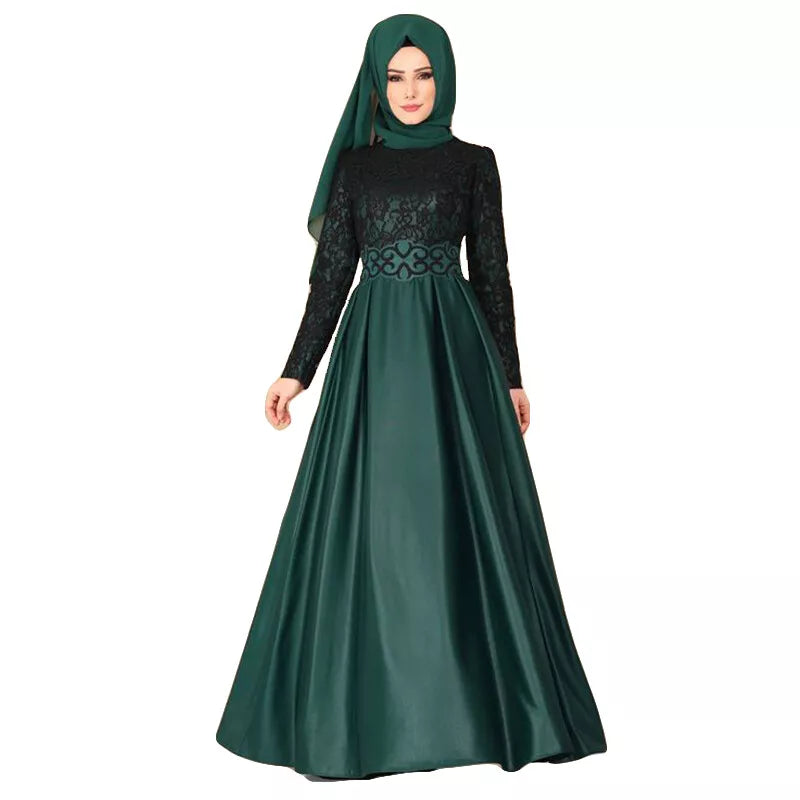 Fließendes Abendkleid für Damen | Abaya-Stil | Safiyyah