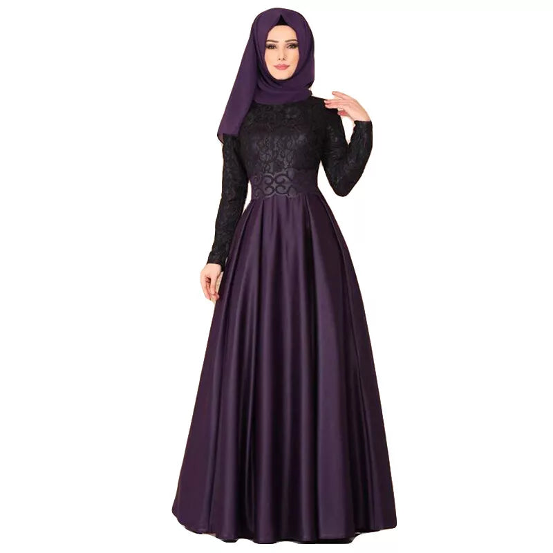 Fließendes Abendkleid für Damen | Abaya-Stil | Safiyyah