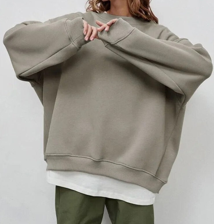 Übergroßer Basic-Pullover | Errin