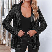 Glitzer Party Damen Blazer l Lowery